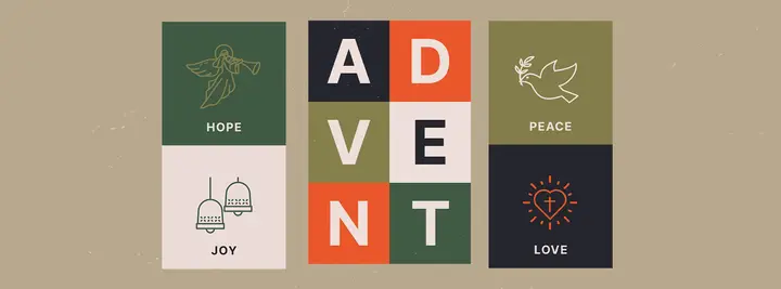 Advent Squares: facebook cover