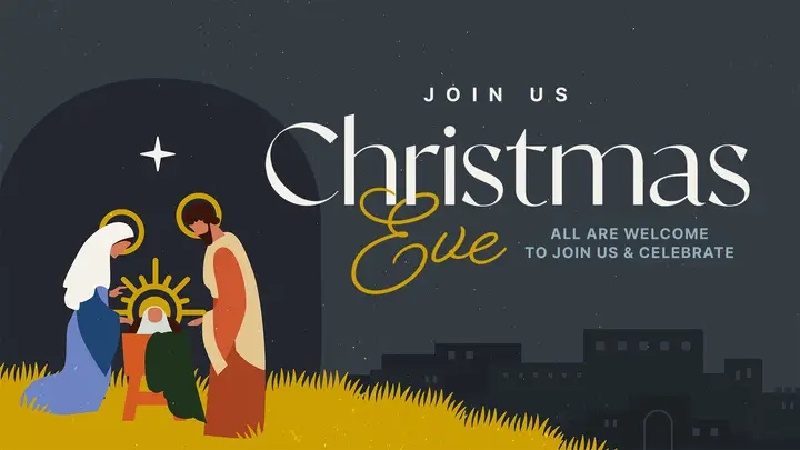 Christmas Manger: title slide
