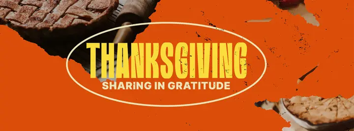 Thanksgiving Modern Pie: facebook cover