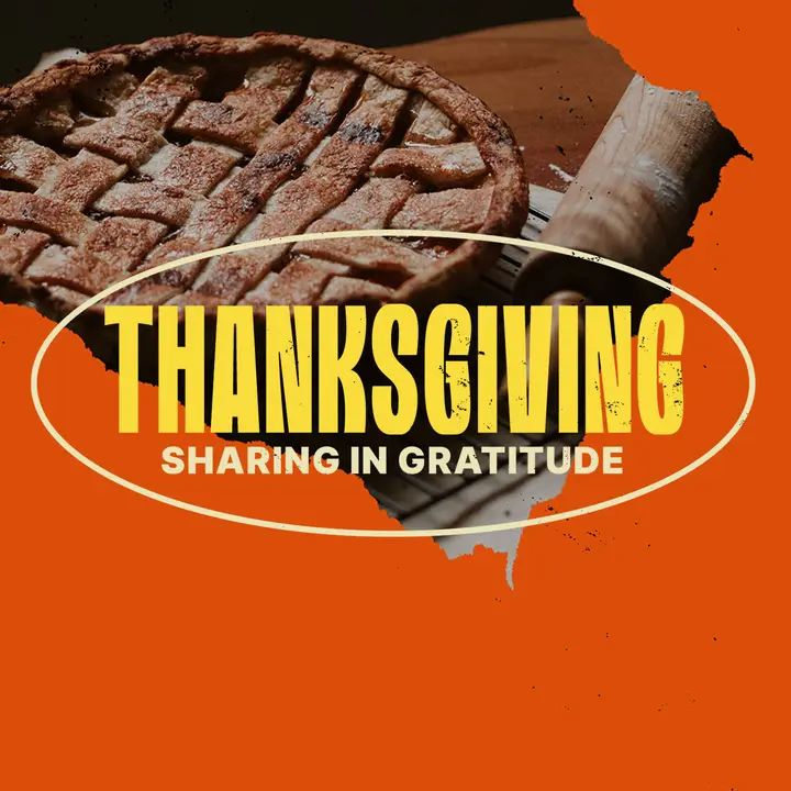 Thanksgiving Modern Pie: social post