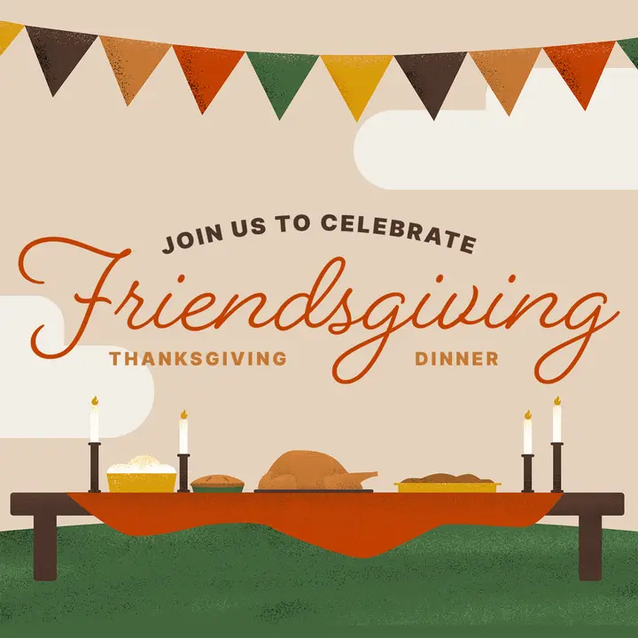 Thanksgiving Dinner: social post 1