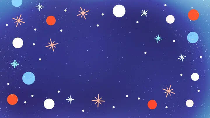 Merry Christmas Dots: blank slide