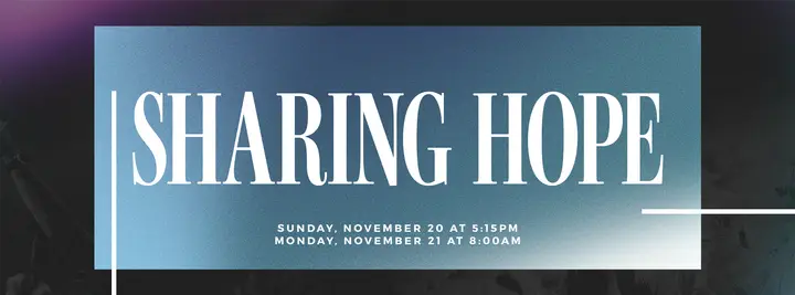 Sharing Hope: facebook cover