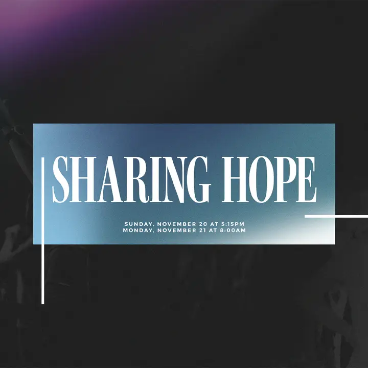 Sharing Hope: social post