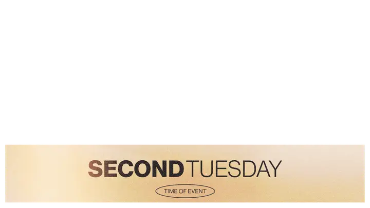 Second Tuesday: lower third