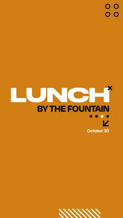 Lunch By The Fountain: story