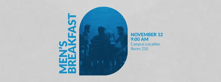 Men’s Breakfast: facebook cover