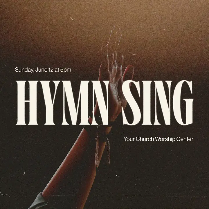 Hymn Sing: social post