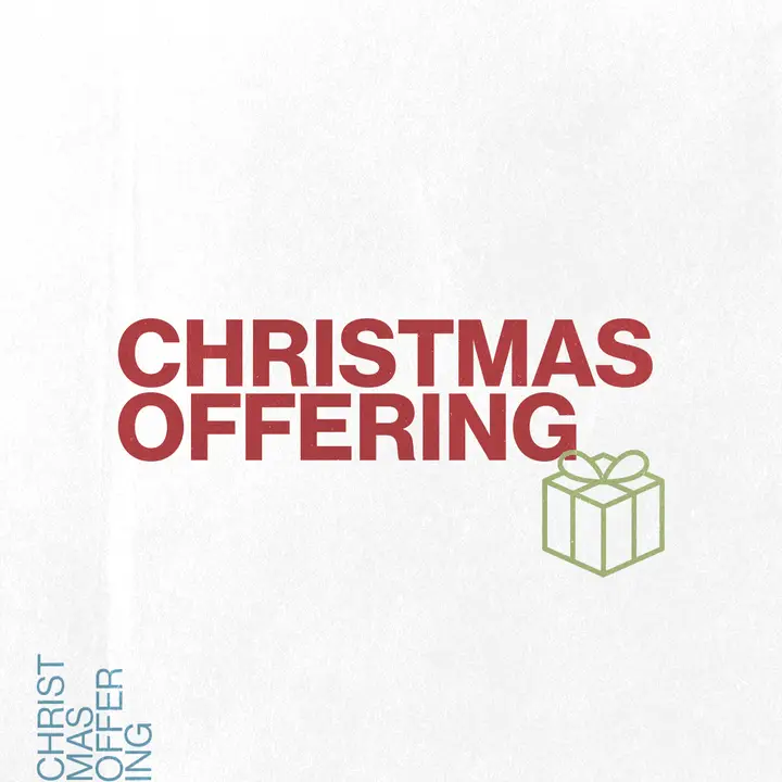 Christmas Offering: social post