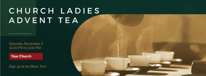 Church Ladies Advent Tea: facebook cover