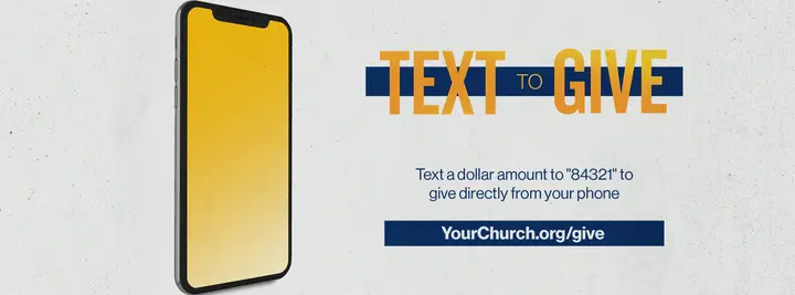 Text To Give: facebook cover