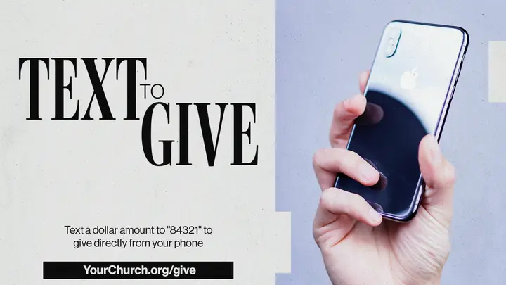 Text To Give: HD slide