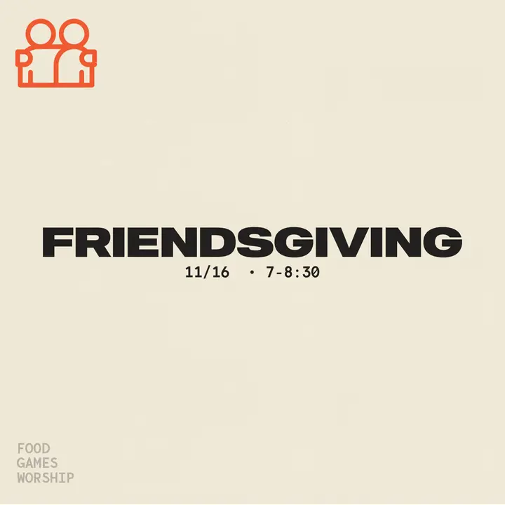 Friendsgiving: social post