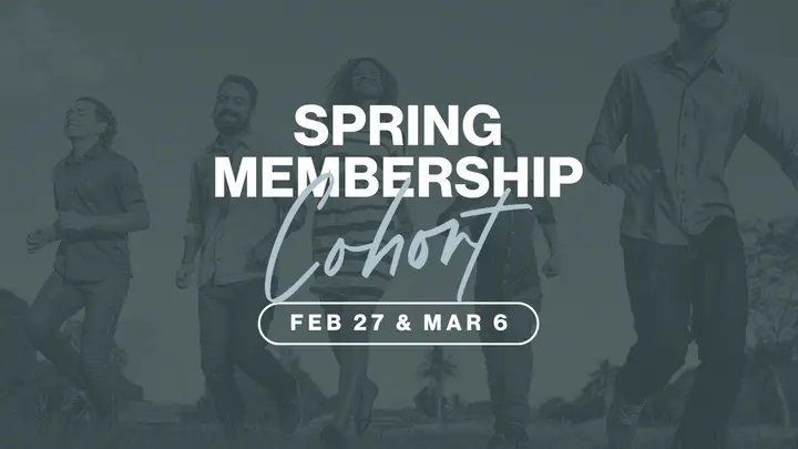 Spring Membership Cohort: HD slide