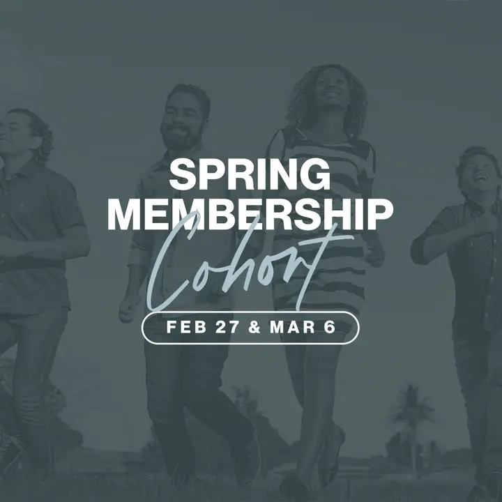 Spring Membership Cohort: social post
