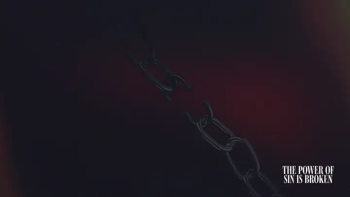 The Power Of Sin Is Broken: notes slide