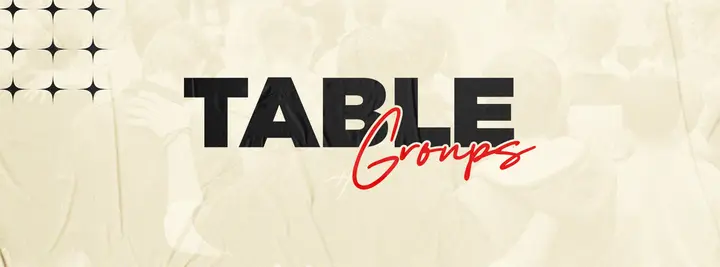 Table Groups: facebook cover