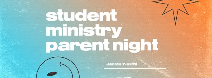 Student Ministry Parenting Night: facebook cover