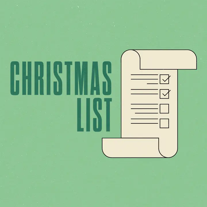 Christmas List: social post