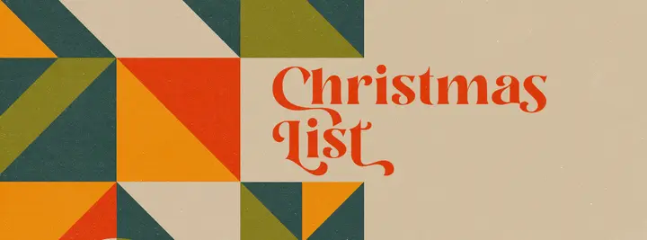 Christmas List: facebook cover