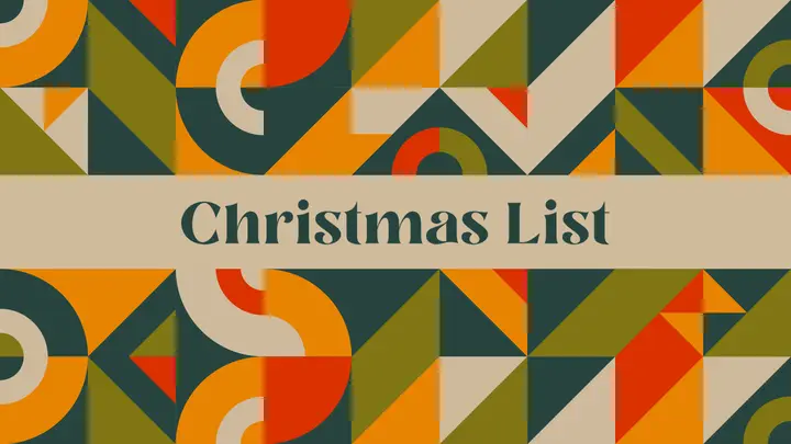 Christmas List: HD slide