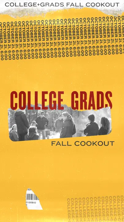 College And Grads Fall Cookout: story