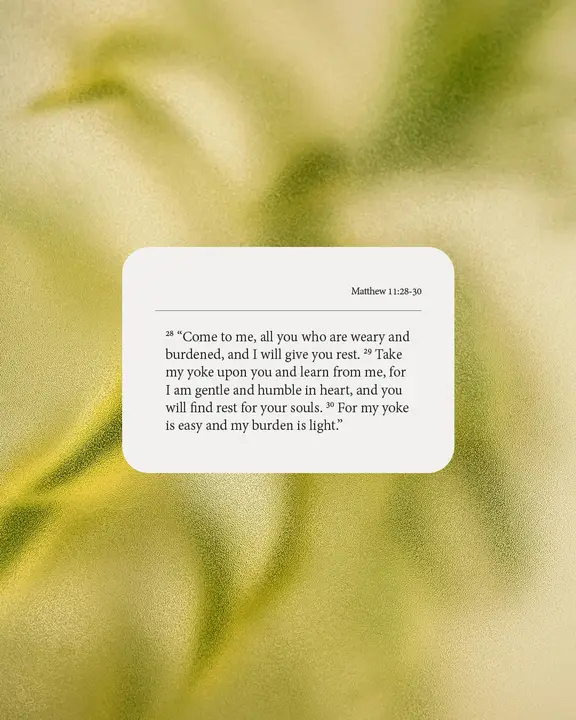 Find Rest for Your Soul: social post