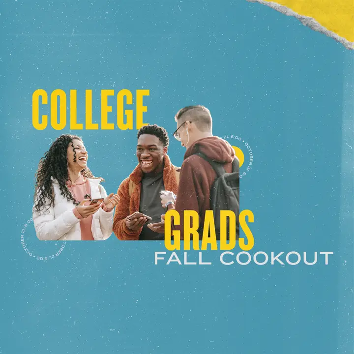 College And Grads Fall Cookout: social post