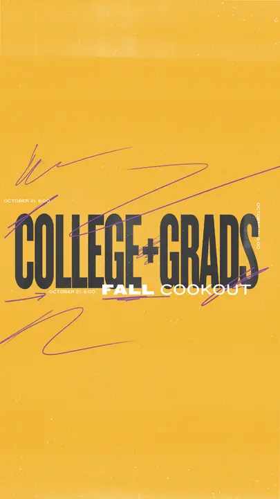 College And Grads Fall Cookout: story