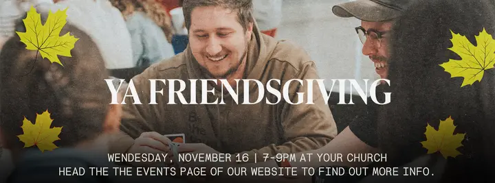 YA Friendsgiving: facebook cover