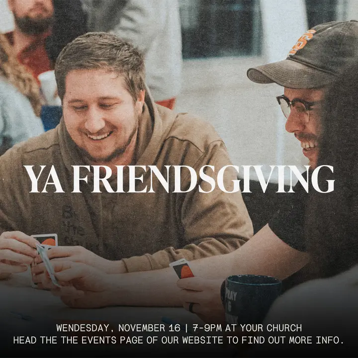 YA Friendsgiving: social post