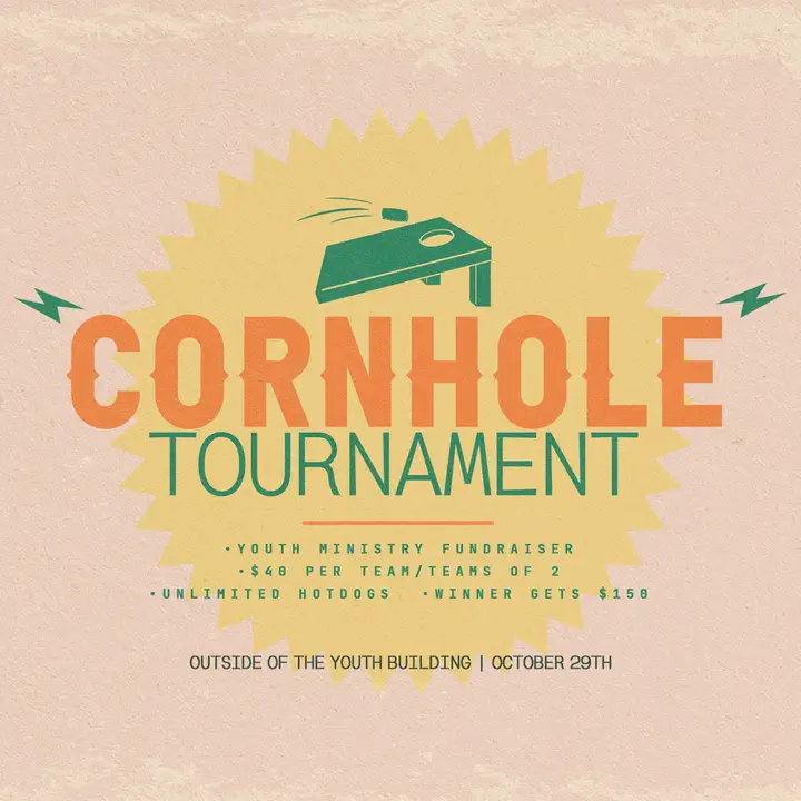Cornhole Tournament: social post