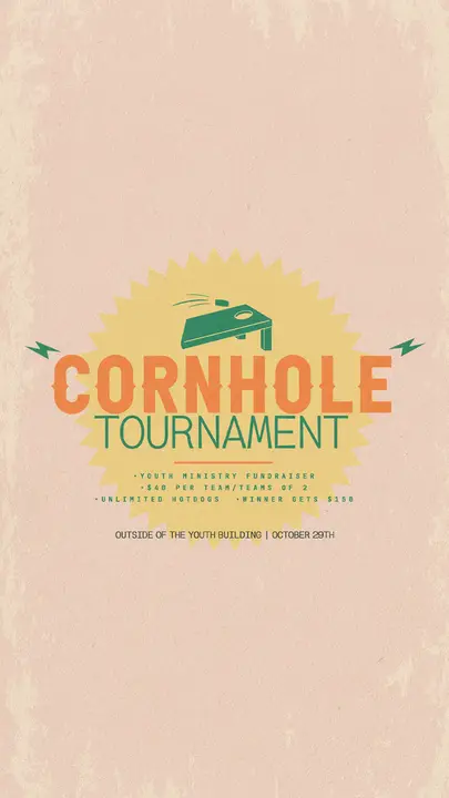 Cornhole Tournament: story