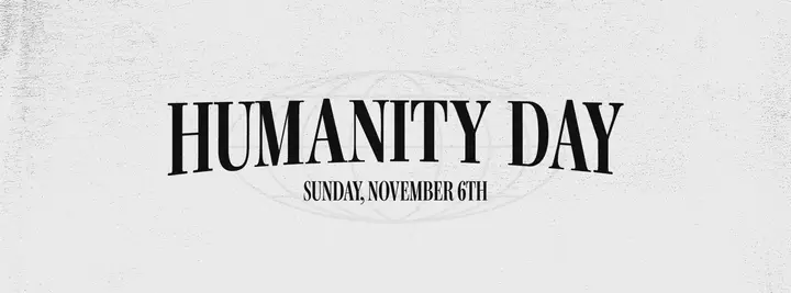 Humanity Day: facebook cover