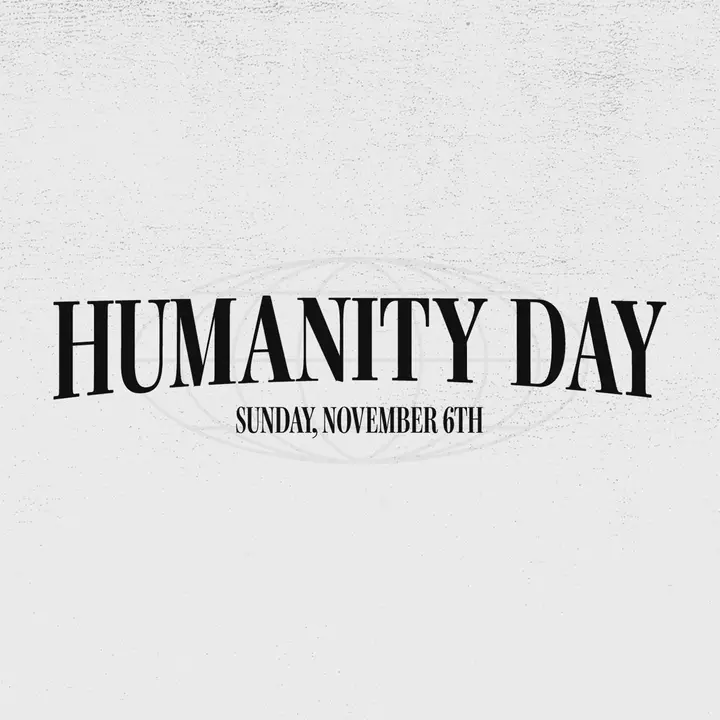 Humanity Day: social post