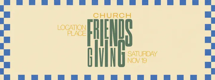 Your Church Friendsgiving: facebook cover