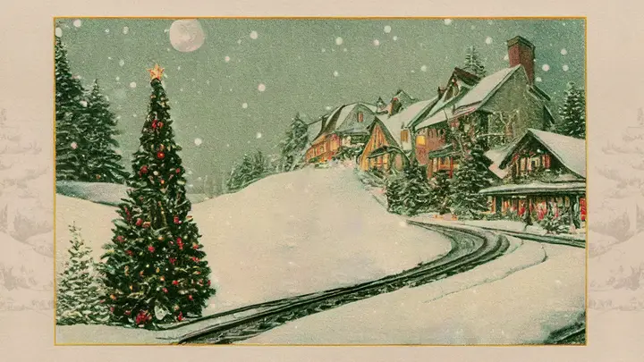 A Classic Christmas: 4K slide · blank
