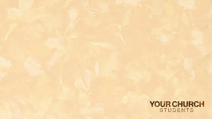 Your Church Students: notes slide