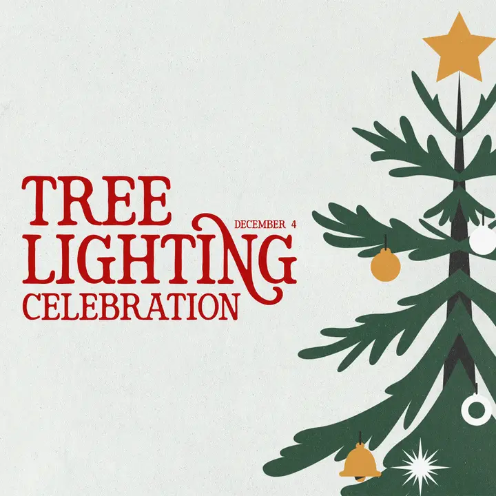 Tree Lighting Celebration: social post