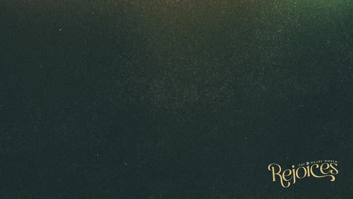The Weary World Rejoices: notes slide