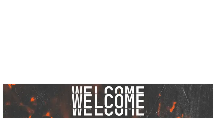 Welcome To Your Church: lower third