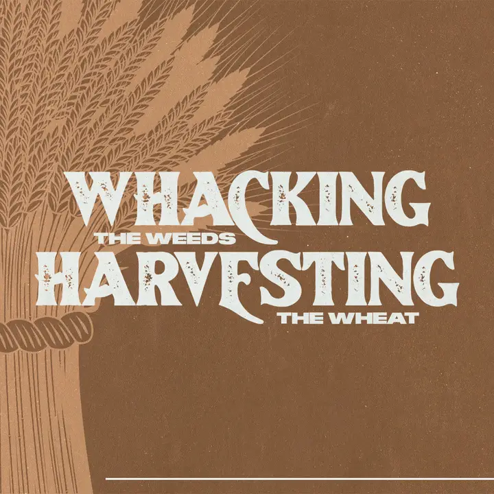 Whacking The Weeds Harvesting The Wheat: social post