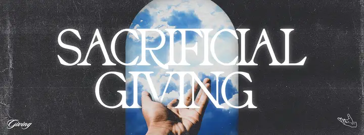 Sacrificial Giving: facebook cover