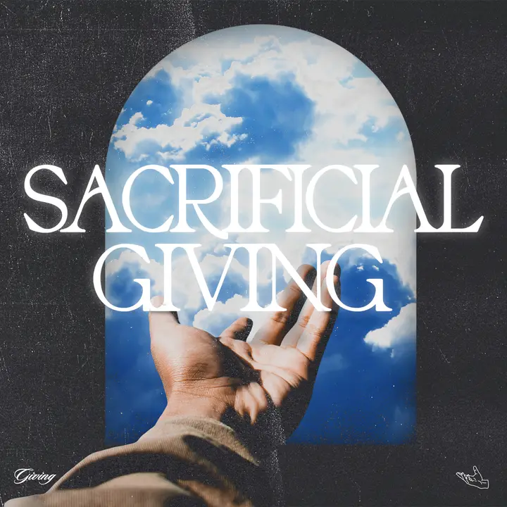 Sacrificial Giving: social post