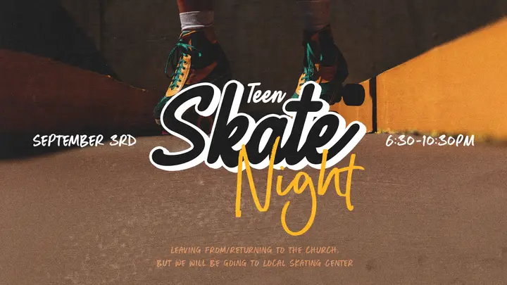 Teen Skate Night: HD slide