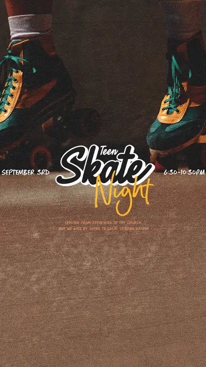 Teen Skate Night: story