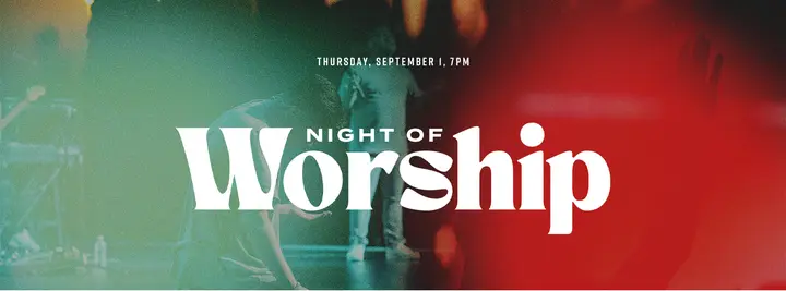 Night of Worship: facebook cover