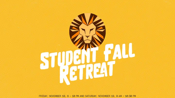 Student Fall Retreat: HD slide