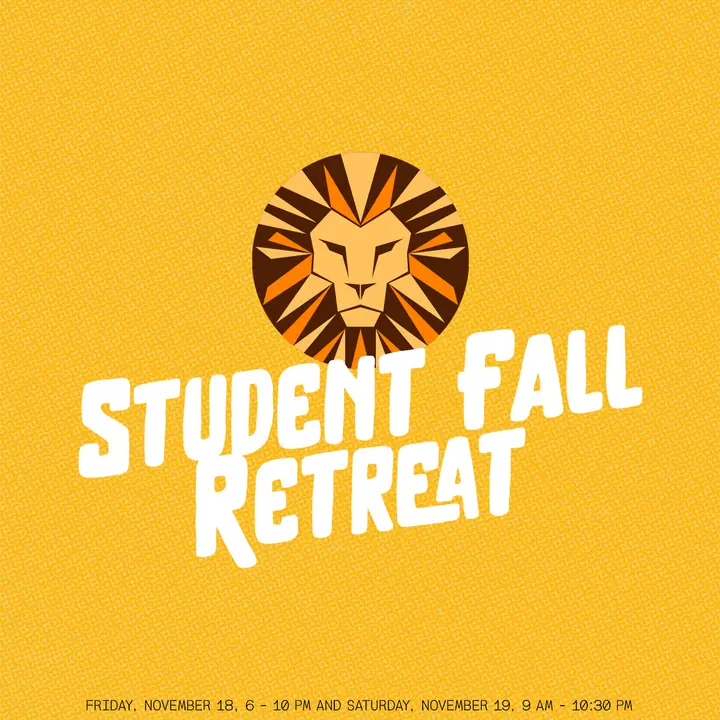 Student Fall Retreat: social post