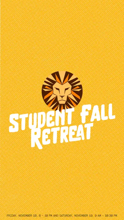 Student Fall Retreat: story
